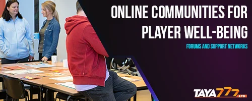 Online Communities for Player Well-Being: Forums and Support Networks